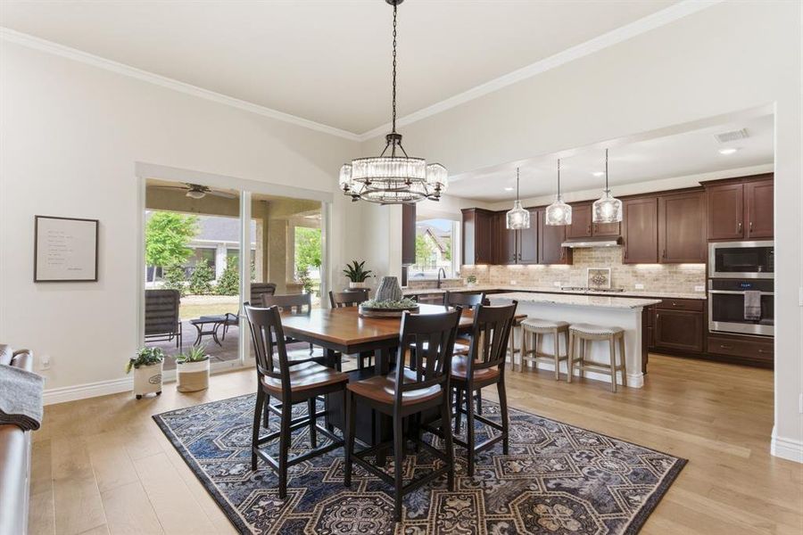 Furnished interior view inside a new home in , Denton (Image 10).