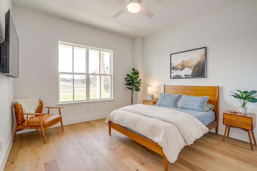 Furnished interior view inside a new home in , Aledo (Image 31).
