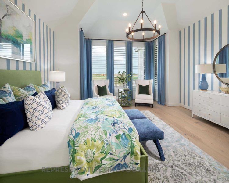 Furnished interior view inside a new home in Cross Creek West, Fulshear (Image 28). Furnished interior view inside a new home in Cross Creek West, Fulshear (Image 28).