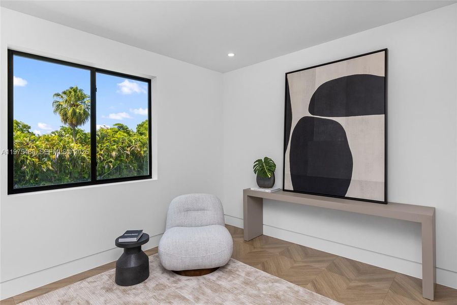 Furnished interior view inside a new home in , Pinecrest (Image 61).