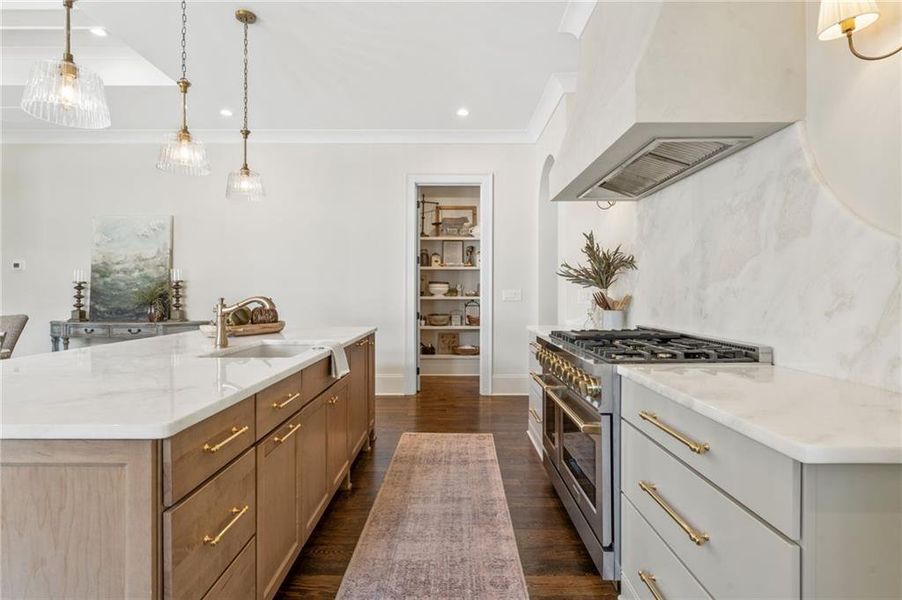 Furnished interior view inside a new home in , Marietta (Image 17).