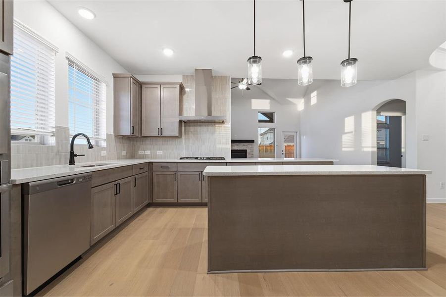 Furnished interior view inside a new home in Green Meadows, Celina (Image 8).
