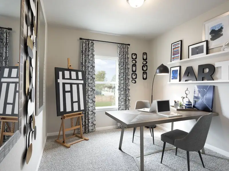 Furnished interior view inside a new home in Katy Grand Village - City Series, Katy (Image 10). Furnished interior view inside a new home in Katy Grand Village - City Series, Katy (Image 10).