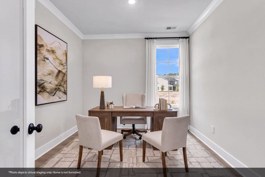 Furnished interior view inside a new home in Pineland Preserve, Summerville (Image 11).