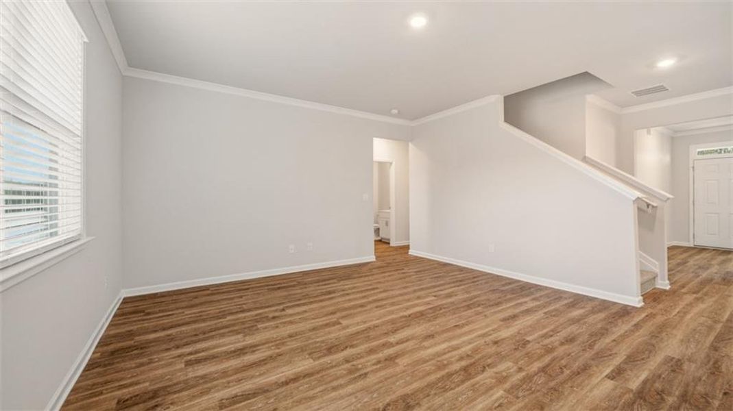 Spacious, unfurnished interior of a new home in Teamon Pointe, Griffin (Image 25).