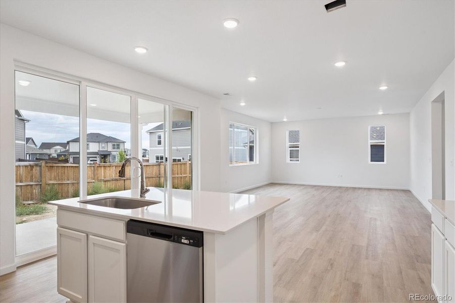 Furnished interior view inside a new home in Fossil Creek, Windsor (Image 5).