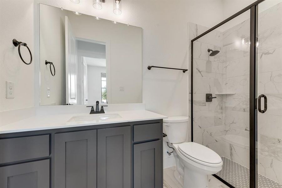 Furnished interior view inside a new home in The Homestead - 62', Rockwall (Image 18).