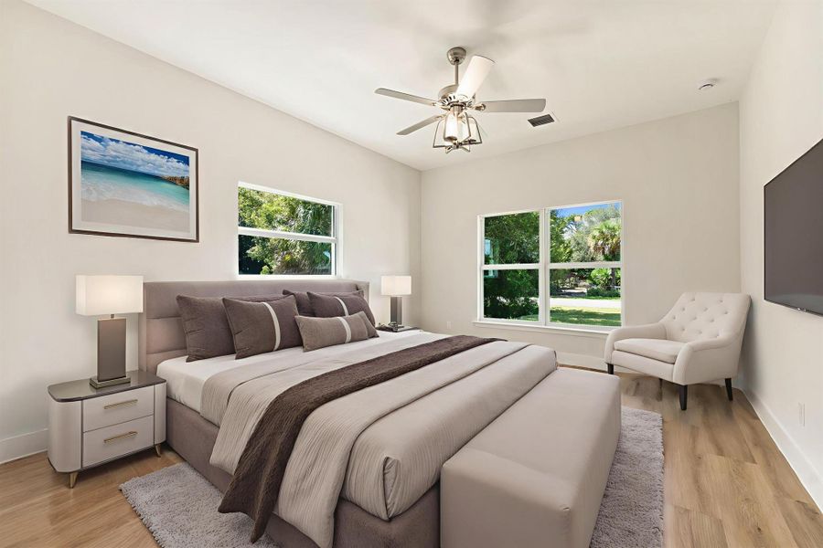 Furnished interior view inside a new home in , Fort Pierce (Image 5).