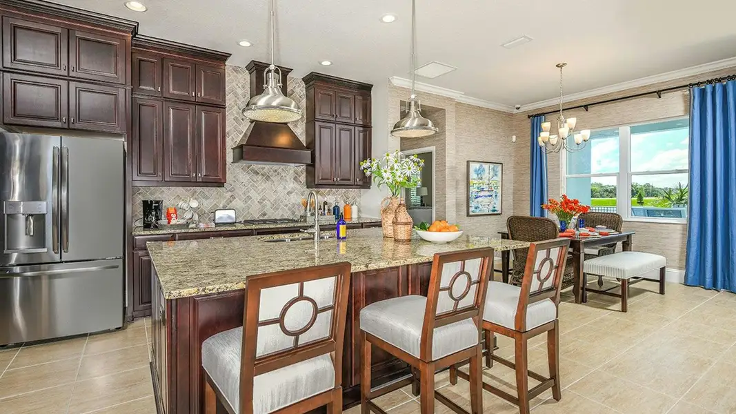 Furnished interior view inside a new home in Canoe Creek Real Estate and Homes for Sale in Parrish, FL - Neal Communities, Parrish (Image 27).