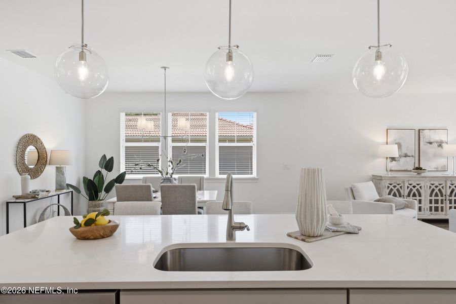 Furnished interior view inside a new home in Palm Coast Homes, Palm Coast (Image 19).