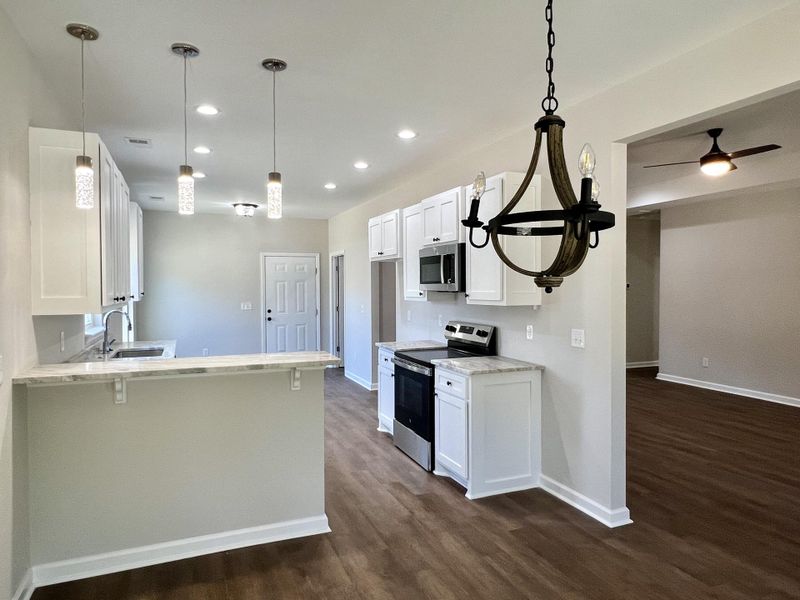Furnished interior view inside a new home in , McClellanville (Image 9).