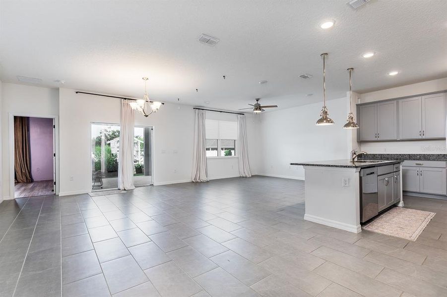 Living Room & Dining Room