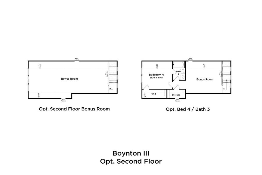 2D floor plan layout for the Boynton III by DRB Homes in Bluffs at Sun Colony, Longs, SC (Image 5).