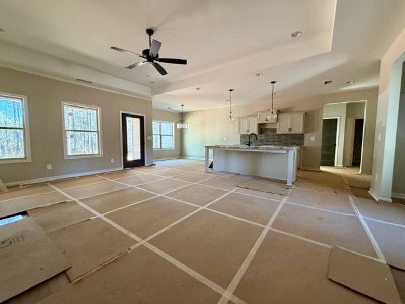 In-progress construction of a new home in Oakview, Pine Mountain, GA (Image 5).
