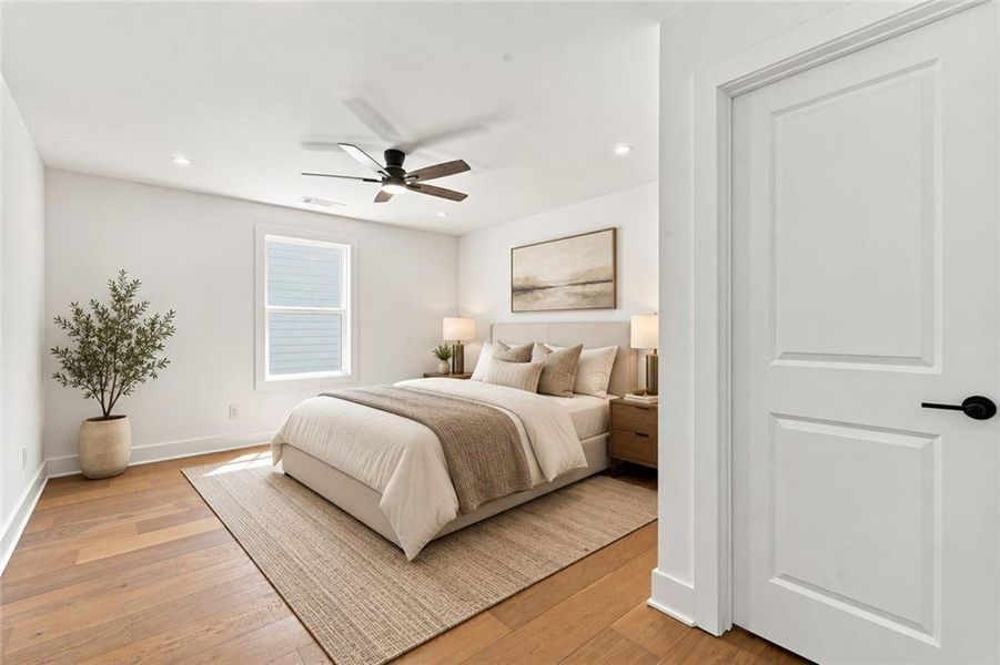 Furnished interior view inside a new home in , Sugar Hill (Image 15).
