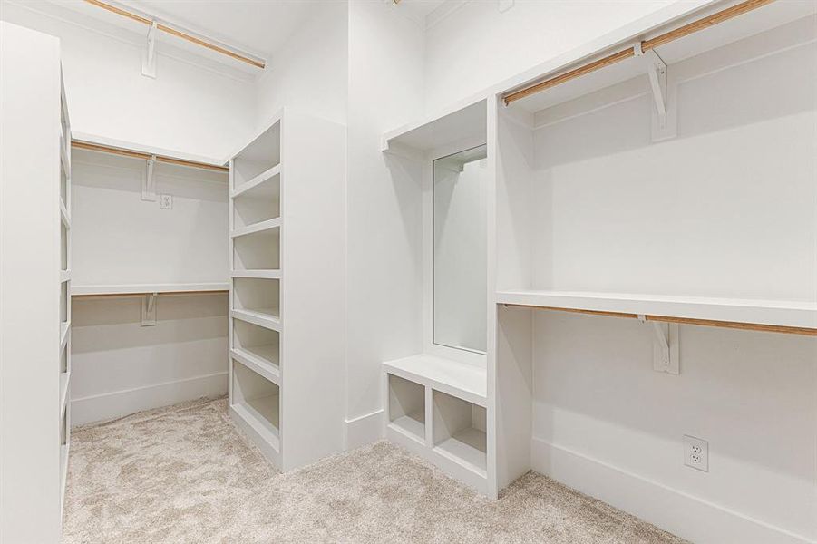 You may need to go shopping to fill up this closet.