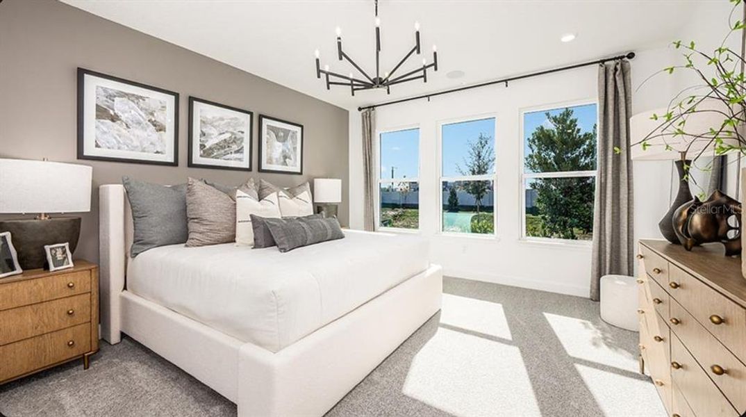 Furnished interior view inside a new home in Lochside, Mount Dora (Image 10).