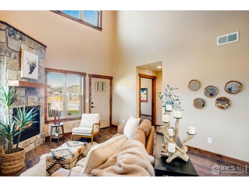 Furnished interior view inside a new home in , Estes Park (Image 18).