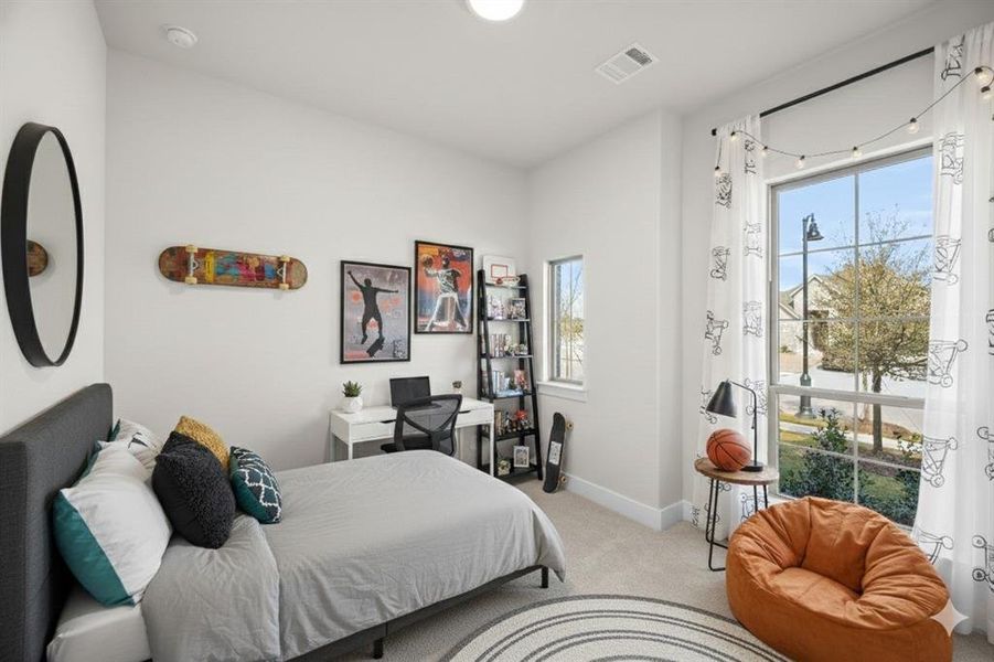 Virtually Staged Bedroom