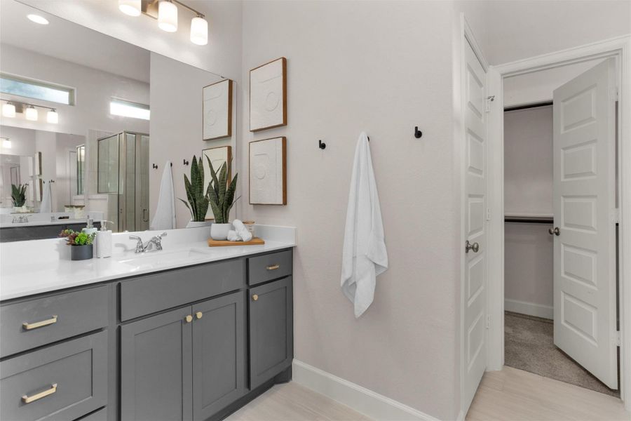 Furnished interior view inside a new home in Woodforest 40', Montgomery (Image 30).