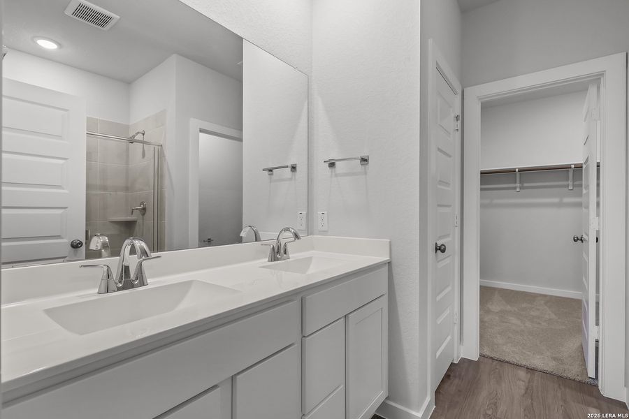 Furnished interior view inside a new home in Applewhite Meadows, San Antonio (Image 13). Furnished interior view inside a new home in Applewhite Meadows, San Antonio (Image 13).