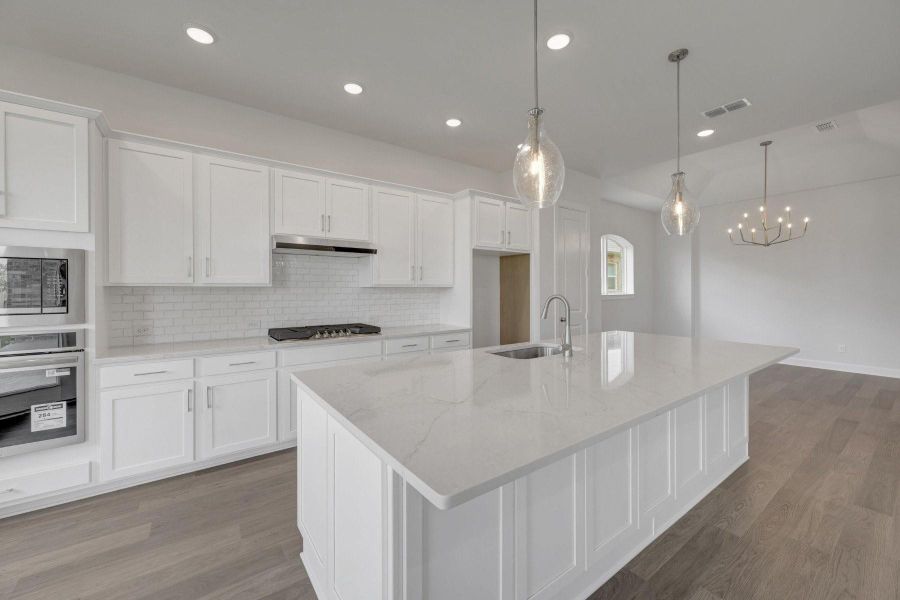 Furnished interior view inside a new home in Brookewater - Ascent Collection, Rosenberg (Image 3).