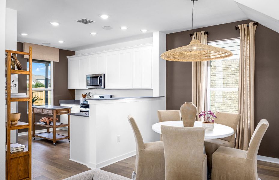 Furnished interior view inside a new home in Sunfield, Buda (Image 4).