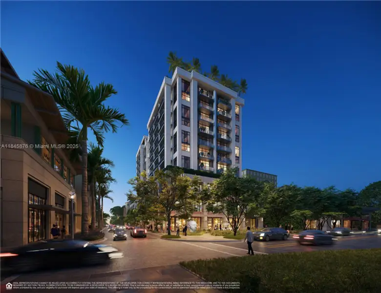 Front exterior of a new home in The Avenue Coral Gables, Coral Gables, FL, highlighting curb appeal (Image 1).