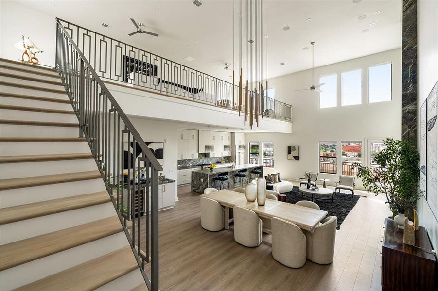 Furnished interior view inside a new home in , Dallas (Image 18). Furnished interior view inside a new home in , Dallas (Image 18).
