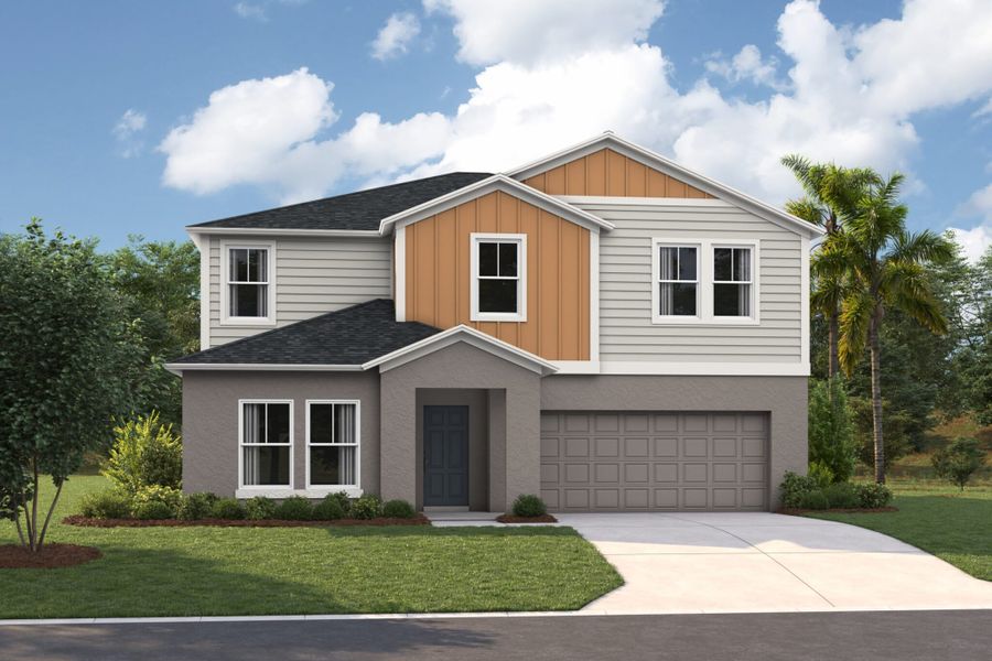 Representative exterior photo of a completed home built from the Catalina by Casa Fresca Homes in Two Rivers, Zephyrhills, FL (Image 6).