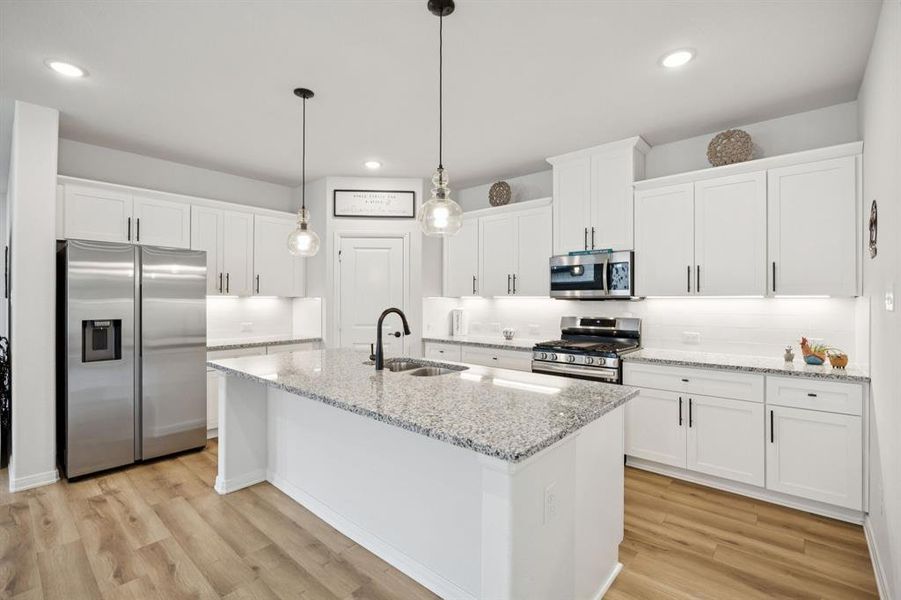 Furnished interior view inside a new home in Mantua Point, Van Alstyne (Image 11).