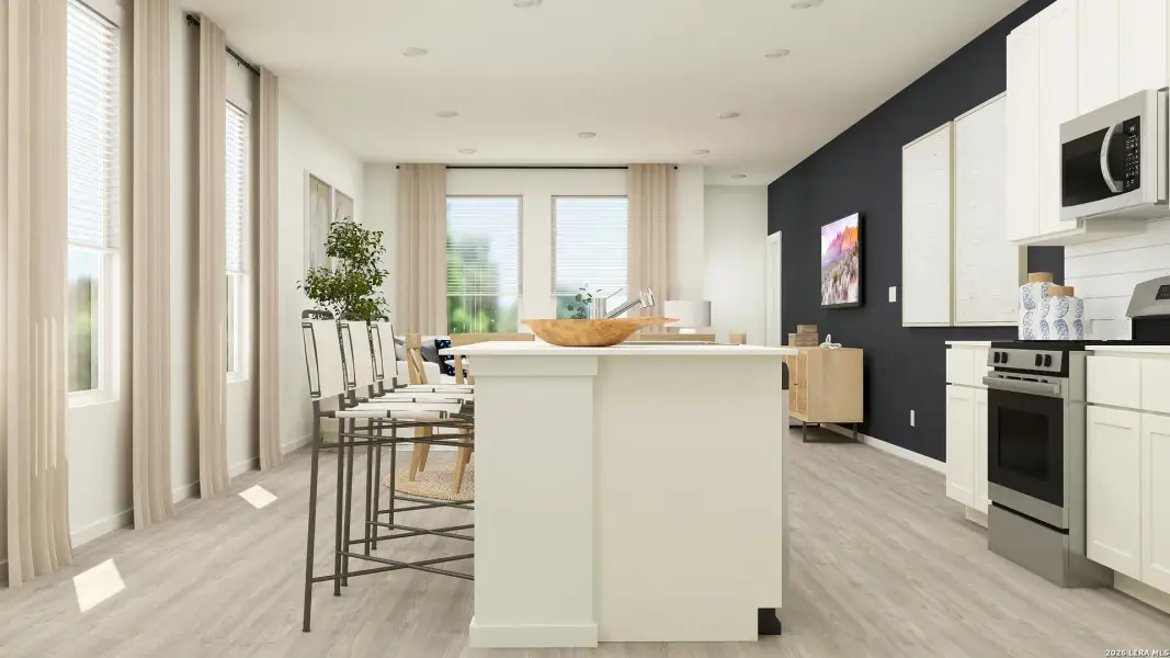 Furnished interior view inside a new home in Juniper Ranch, Spring Branch (Image 5).