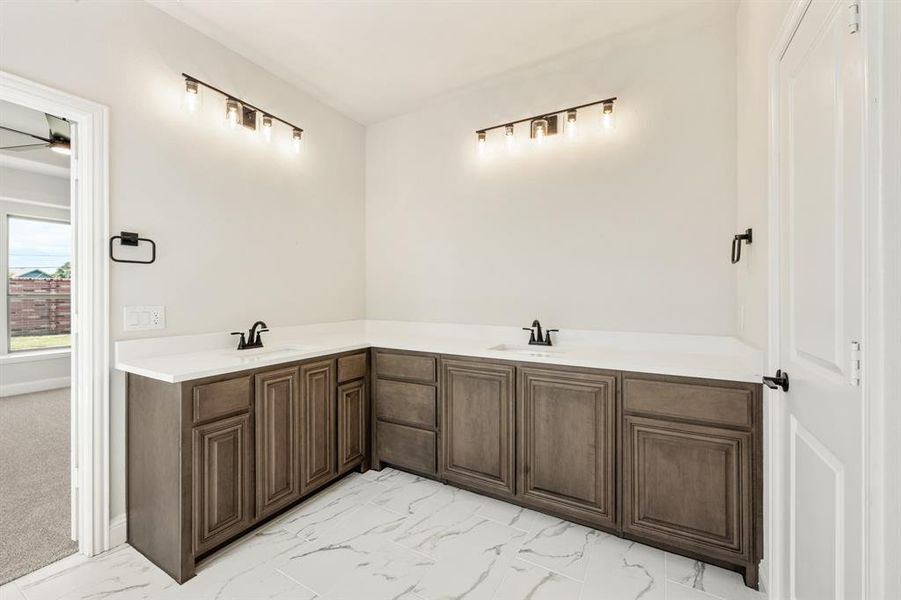 Furnished interior view inside a new home in Mockingbird Hills, Joshua (Image 10). Furnished interior view inside a new home in Mockingbird Hills, Joshua (Image 10).