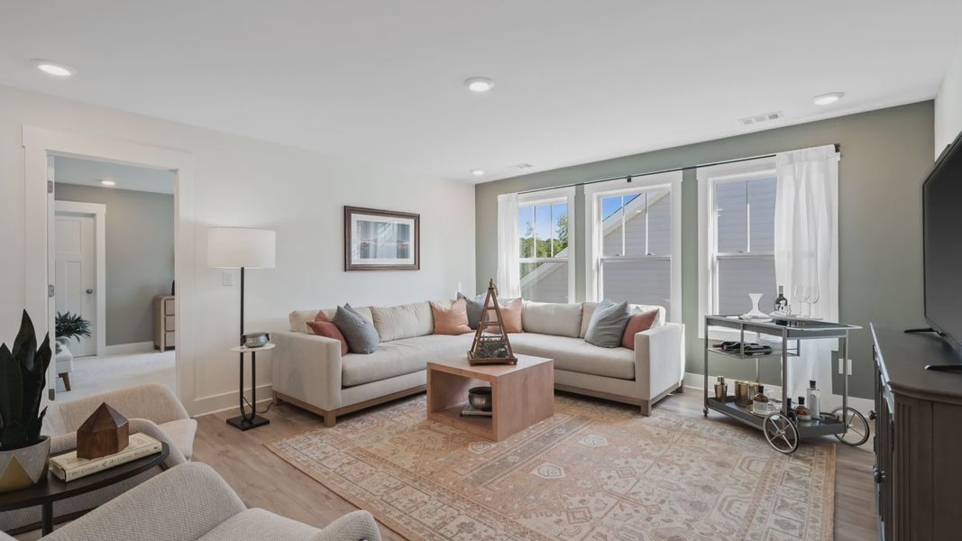Representative furnished interior of a home built from the Augusta by DRB Homes in Woodglen, Piedmont (Image 35).