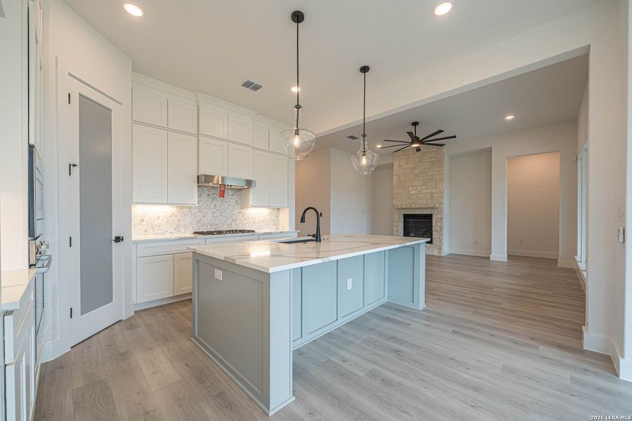 Furnished interior view inside a new home in , Kerrville (Image 11).