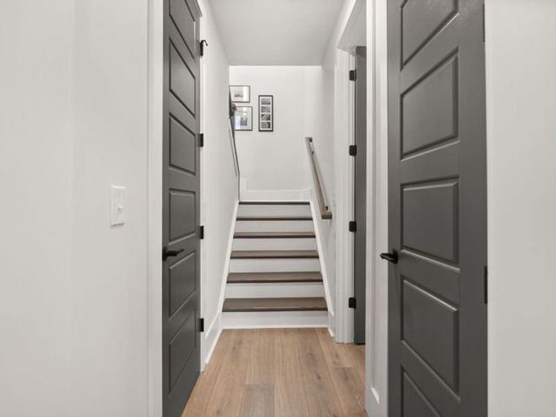 Representative unfurnished interior of a home built from the Charlotte II by True Homes in Colvin Park, Rock Hill (Image 20).