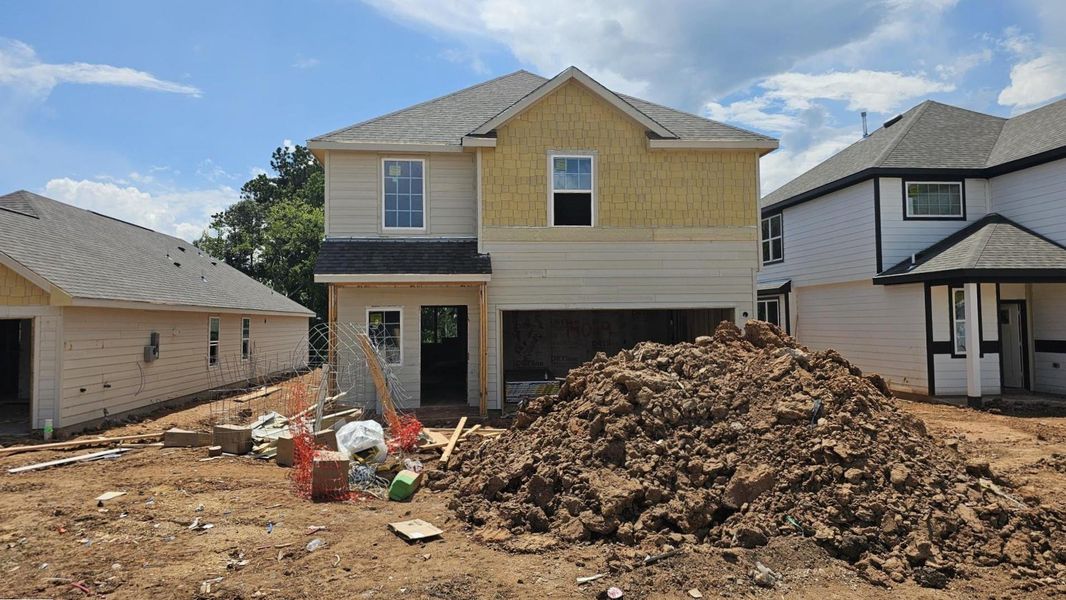 In-progress construction of a new home in Ridgeland Hills, Willis, TX (Image 25). In-progress construction of a new home in Ridgeland Hills, Willis, TX (Image 25).