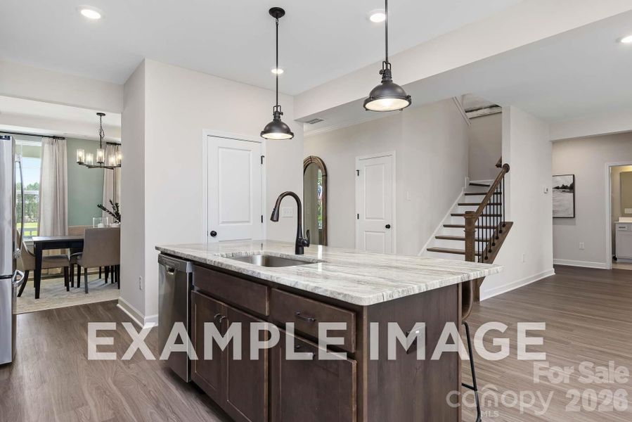 Furnished interior view inside a new home in Windgate, Mooresville (Image 10).