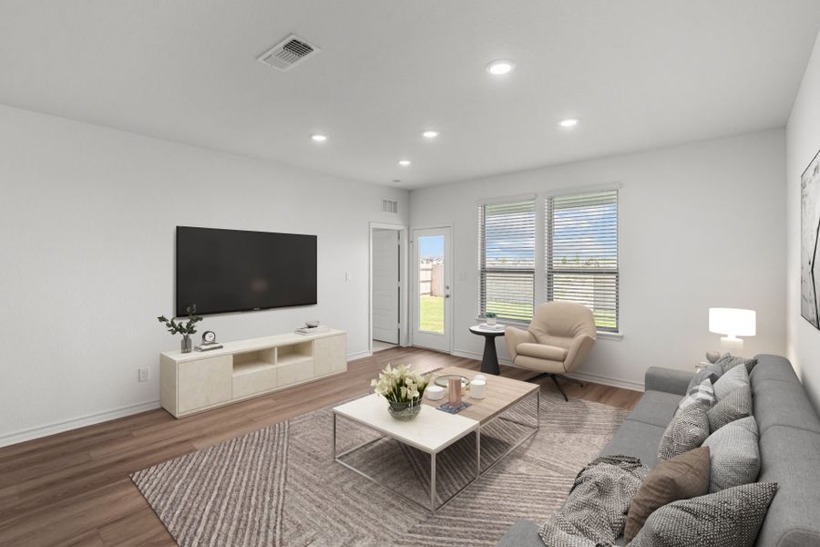 Representative furnished interior of a home built from the Burnet by Pulte Homes in Nopal Valley, San Antonio (Image 9).