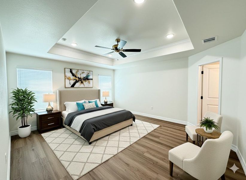 Furnished interior view inside a new home in , Belton (Image 13).