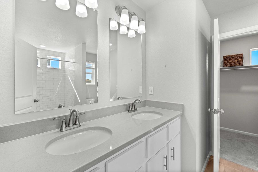 Furnished interior view inside a new home in Banning Lewis Ranch, Colorado Springs (Image 14).