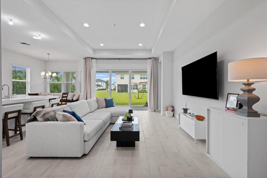 Furnished interior view inside a new home in , Westlake (Image 37).