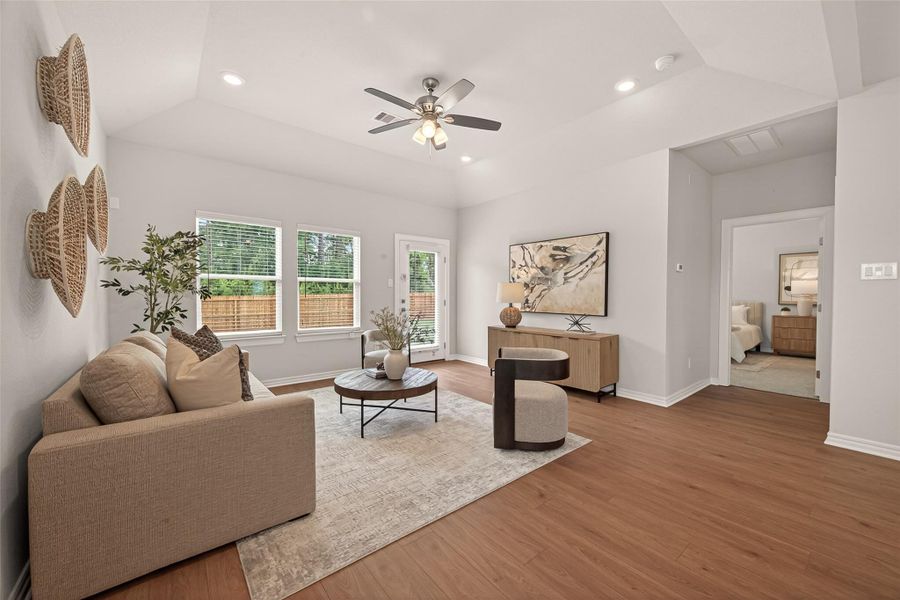 Furnished interior view inside a new home in , Splendora (Image 28). Furnished interior view inside a new home in , Splendora (Image 28).
