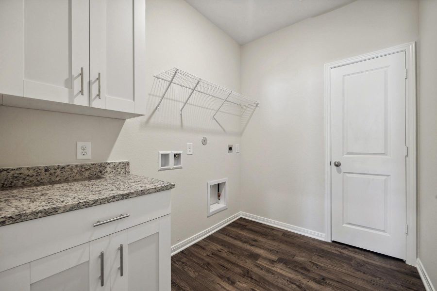 Furnished interior in a model home at Pinewood Trails in Cleveland (Image 14).