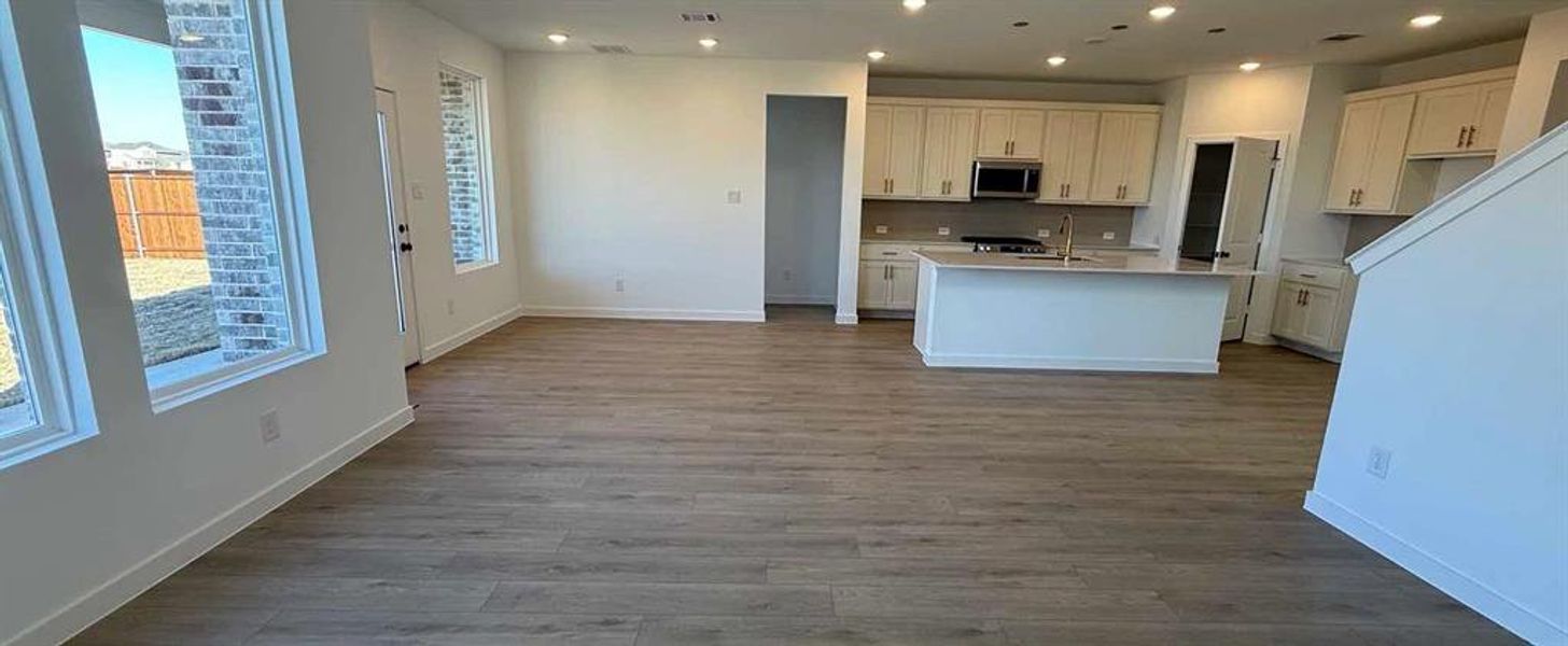 Open Kitchen-Living-Dining Room Construction Progress