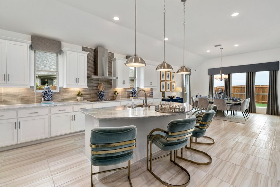 Representative furnished interior of a home built from the Mason by UnionMain Homes in Edgewater, Fate (Image 17).