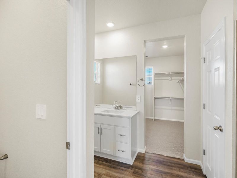 Furnished interior view inside a new home in Paint Brush Hills, Peyton (Image 5).