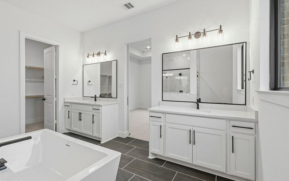 Furnished interior view inside a new home in Elyson, Katy (Image 4).