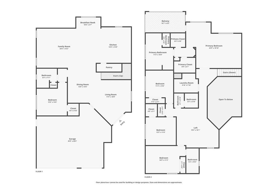 2D floor plan layout of this home in , The Acreage, FL (Image 4).