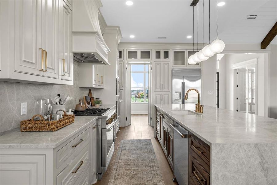 Furnished interior view inside a new home in , Woodway (Image 32).